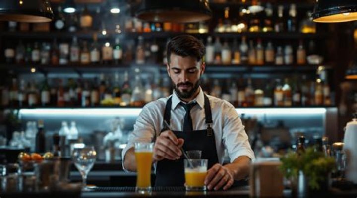 Can a bartender drink behind the bar?