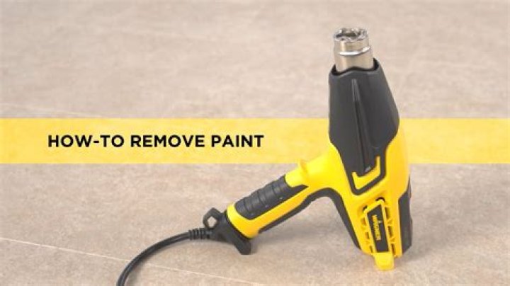 Can a heat gun damage paint?