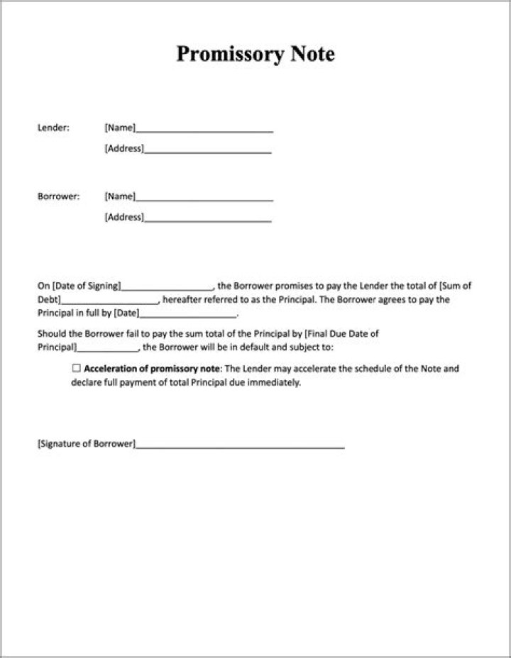 Can I make my own promissory note?