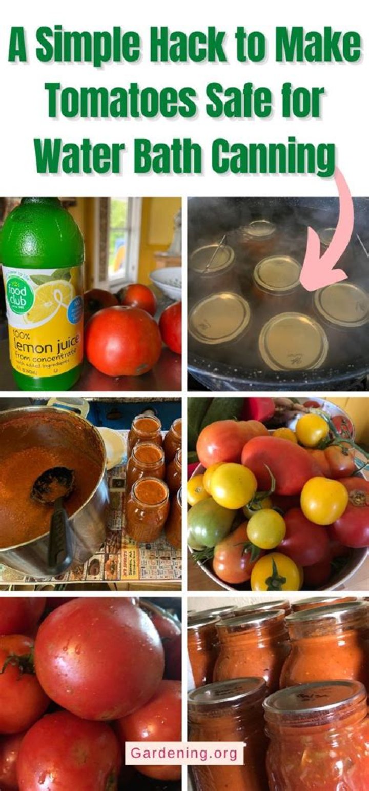 Can you can tomatoes without citric acid?