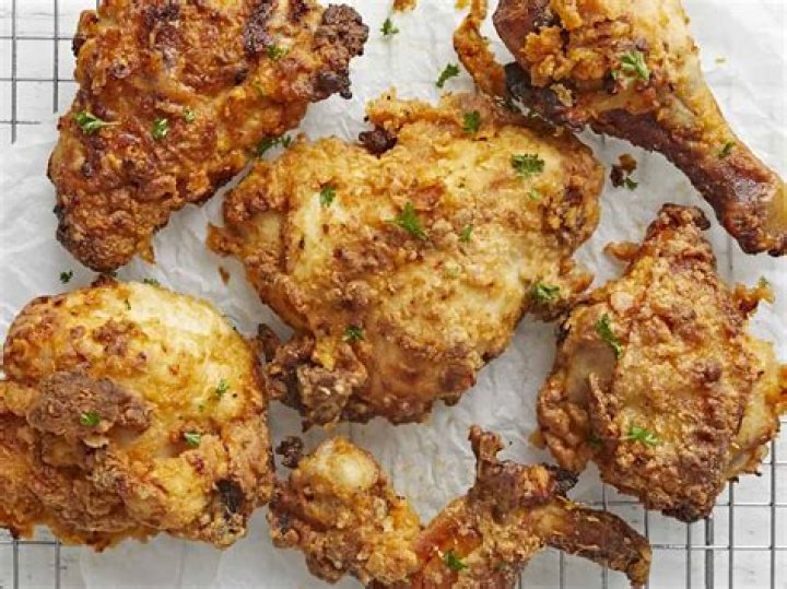 Can you fry chicken at 350?