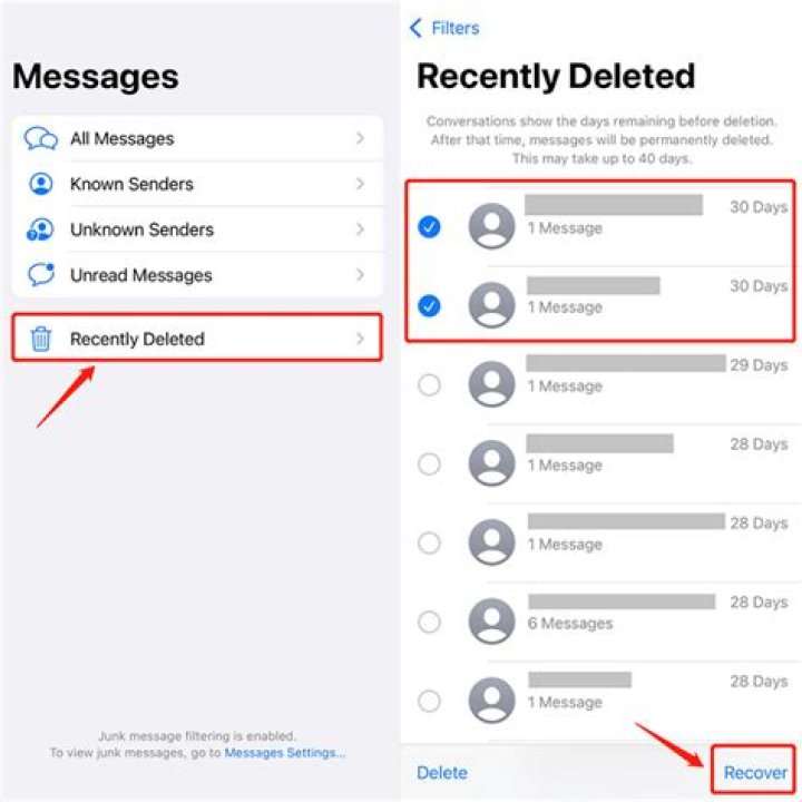 Can you look up deleted text messages?