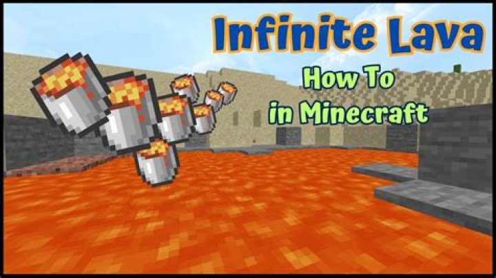 Can you make an infinite lava source in Minecraft 2020?