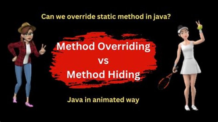 Can you override a static method?
