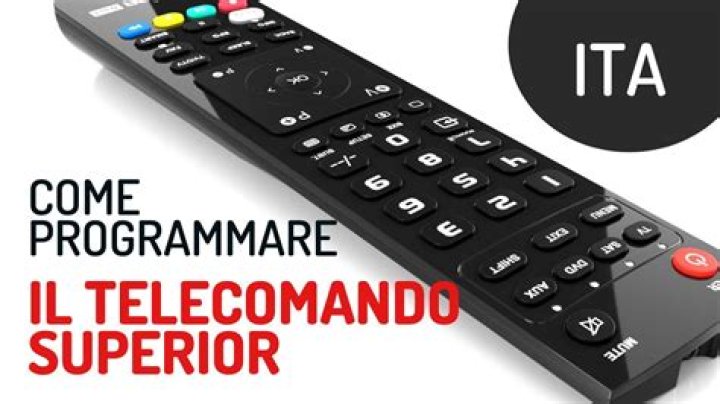Come programmare il telecomando universale?