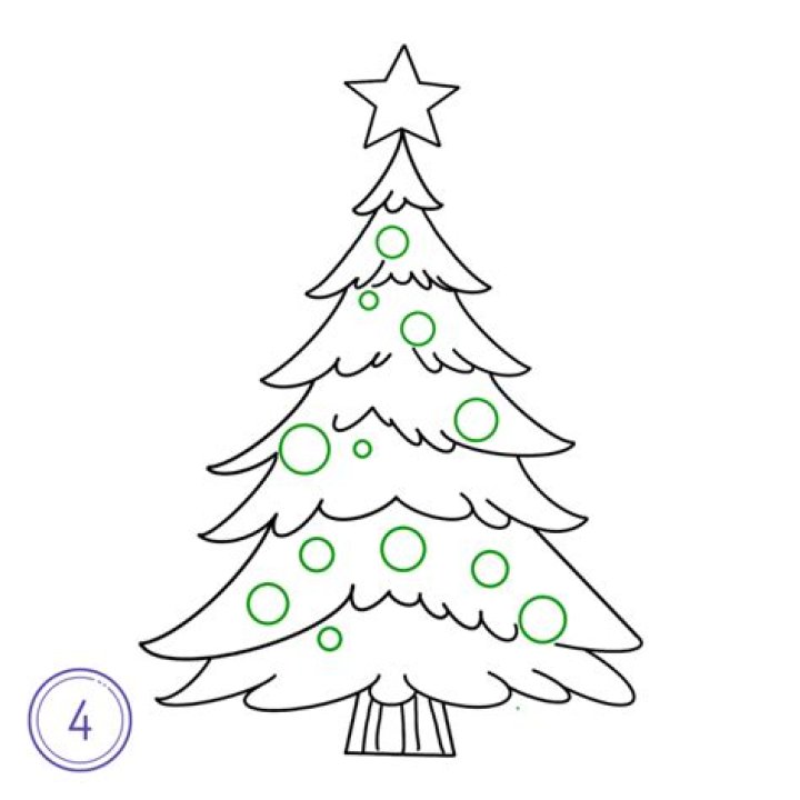 Comment dessiner un sapin de Noel?