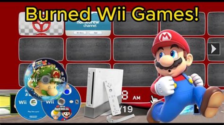 Do burned games work on Wii?