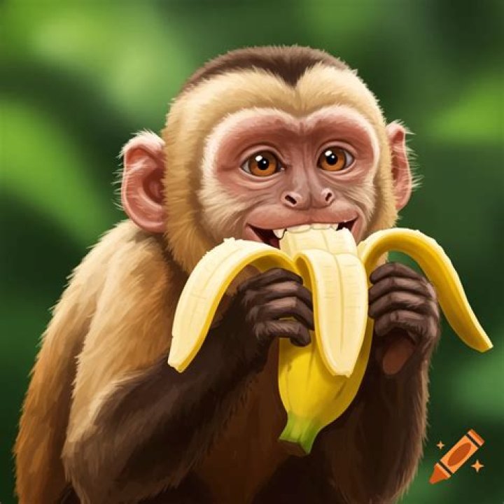 Do monkeys peel a banana before they eat it?