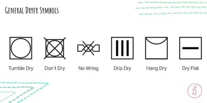 Do no tumble dryers have symbols?