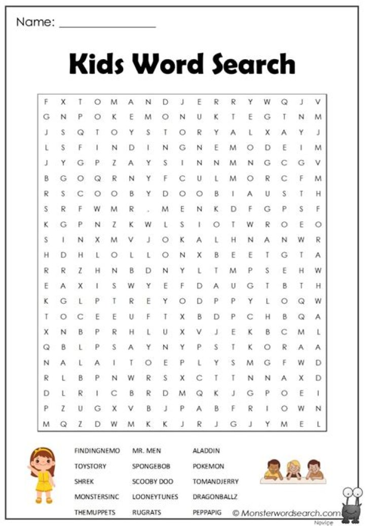Do word searches help kids?