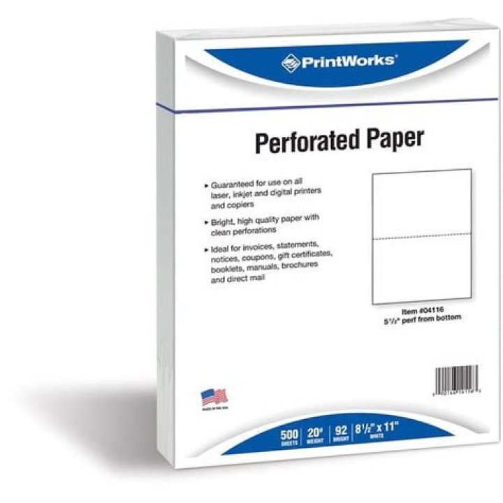 Do you have to use perforated paper for w2?
