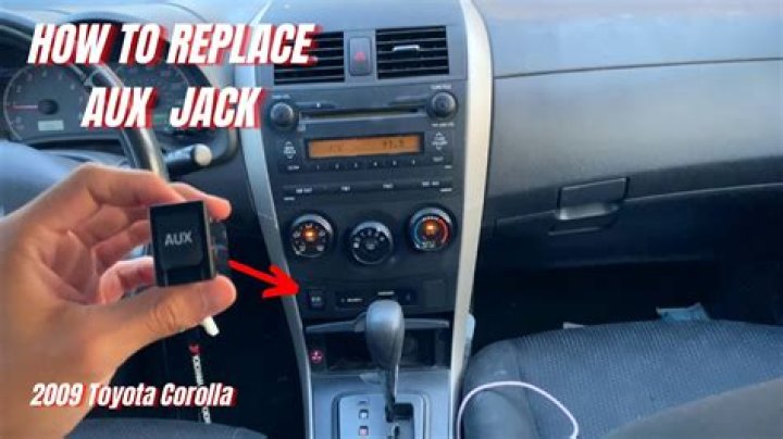 Does a 2007 Toyota Corolla have an aux?