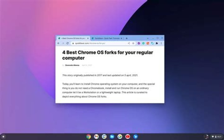 Does Chromium OS support Linux?