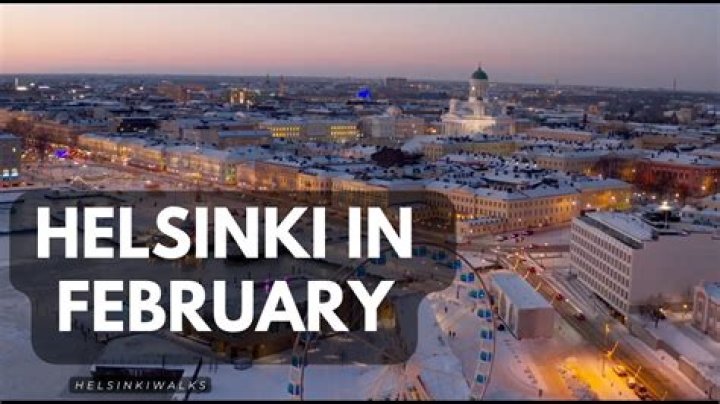 Does it snow in Helsinki in February?