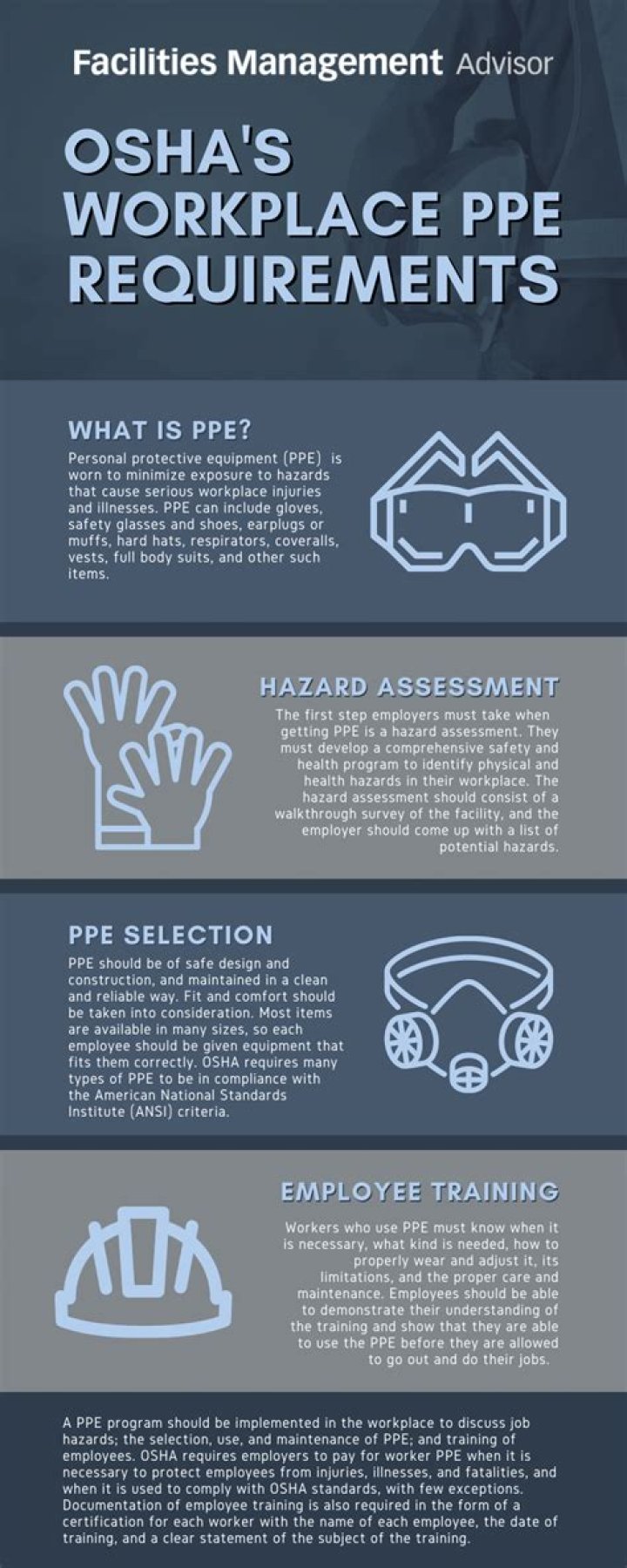 Does OSHA require Estops?