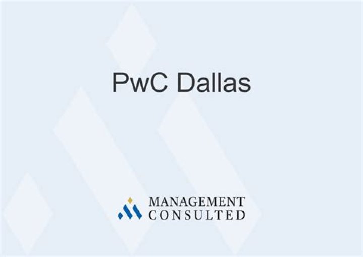 Does PwC do management consulting?