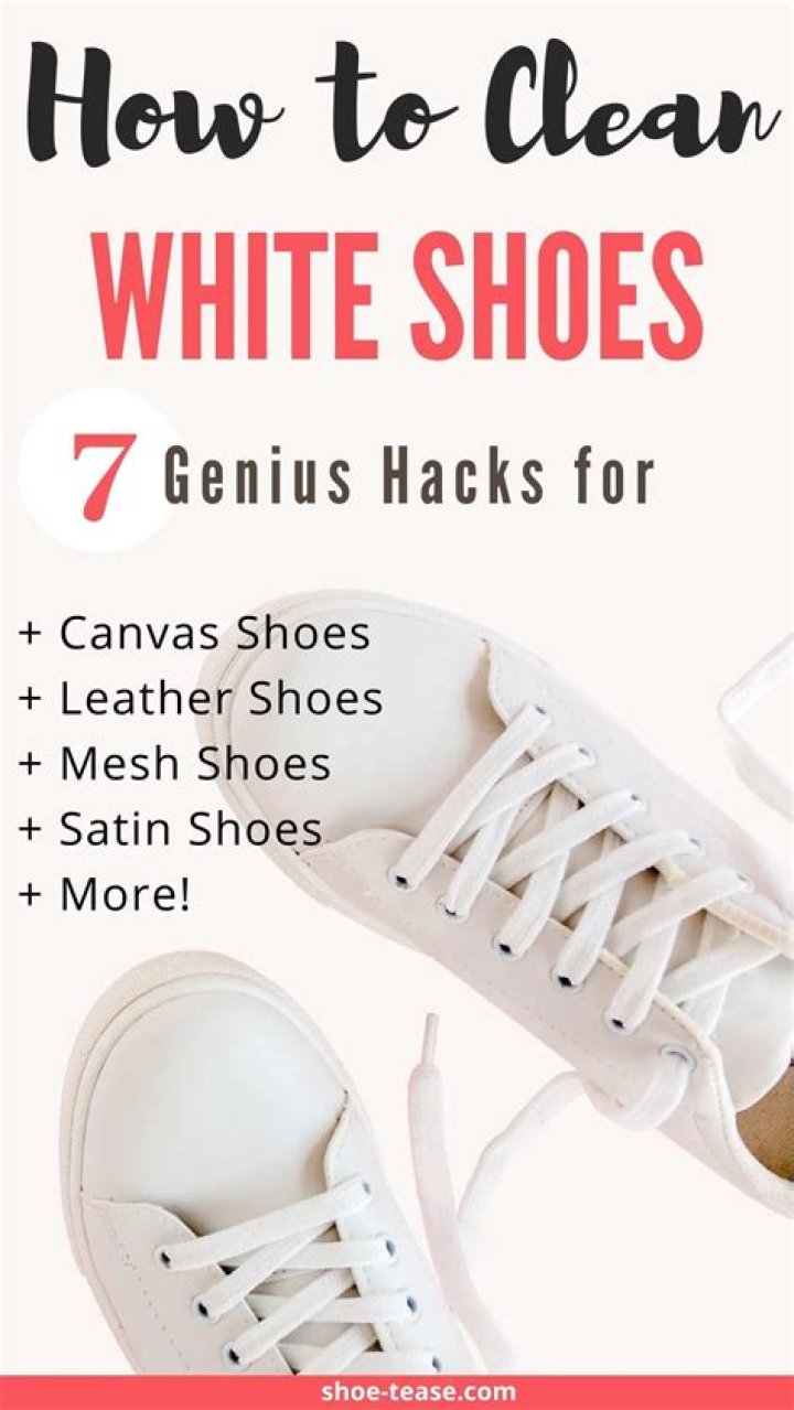 How can I make my white shoes white again?