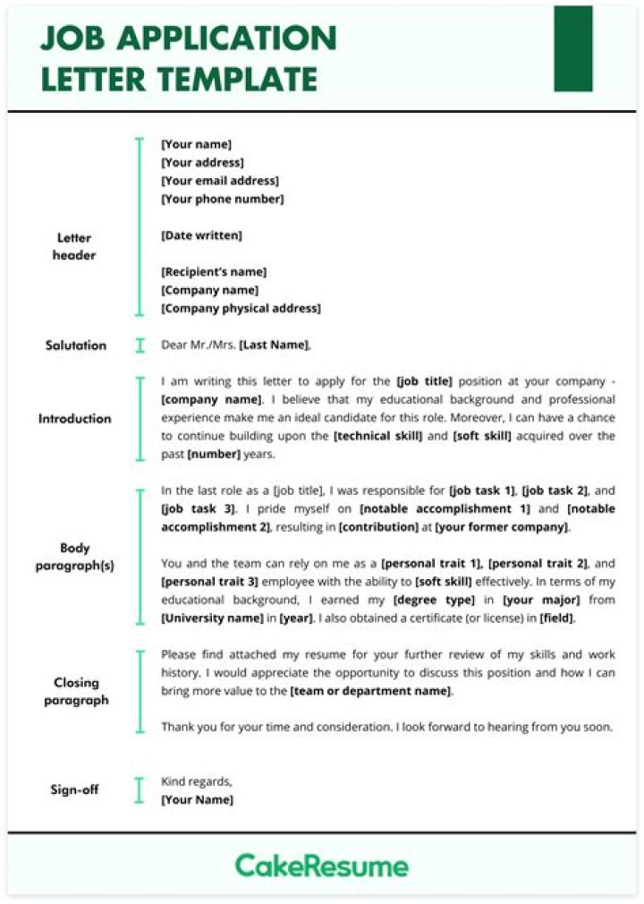 How can I write application for housekeeper?