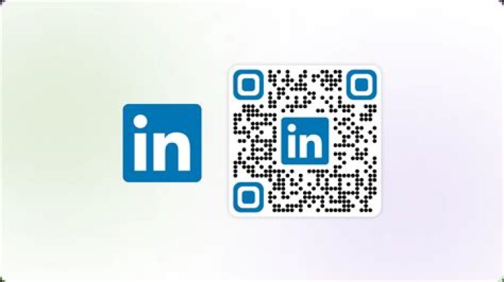How do I add LinkedIn QR code to business card?