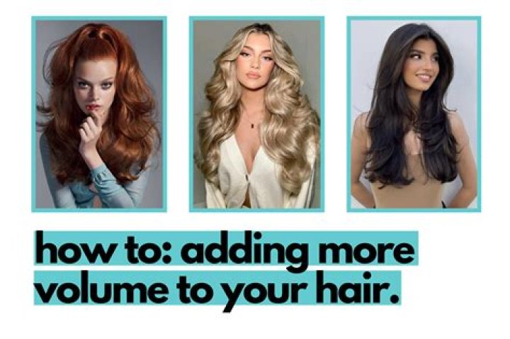 How do I add volume to my hair when styling?