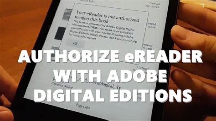 How do I authorize my Adobe Digital Editions as an eReader?
