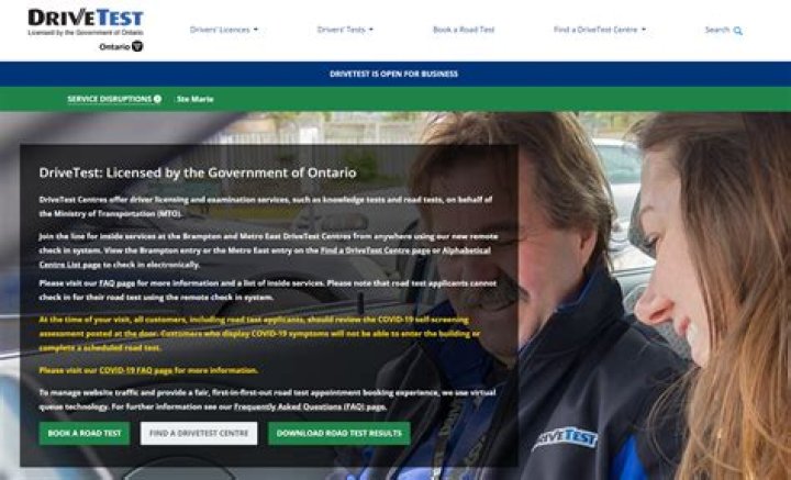 How do I book my drivers test in Ontario?