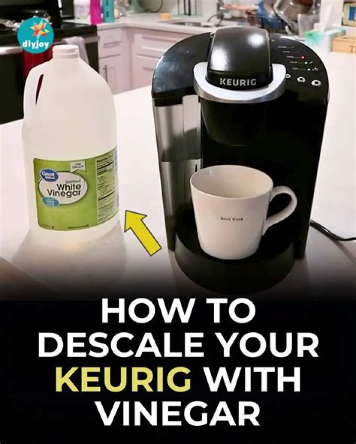 How do I clean my Keurig with white vinegar?