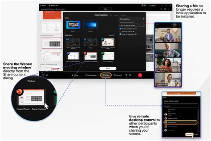 How do I control Webex on Mac?