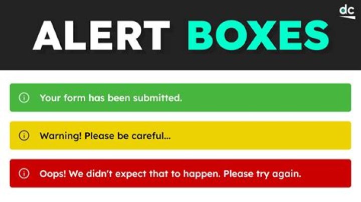 How do I create an alert box in HTML?