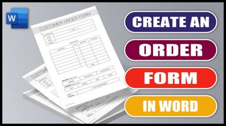 How do I create an order form in WordPress?