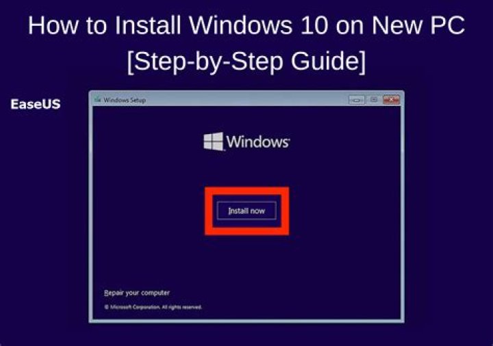 How do I do a fresh install of Windows 10?