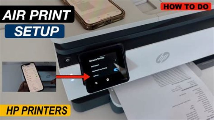 How do I enable AirPrint on my Lexmark printer?