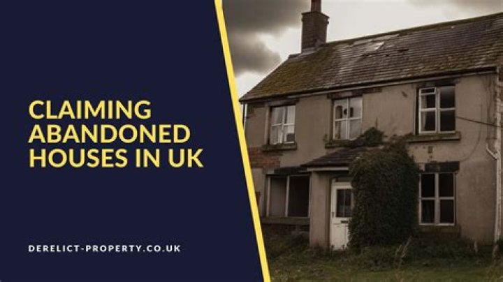 How do I find abandoned houses in UK?