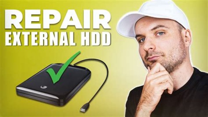 How do I fix a slow external hard drive?