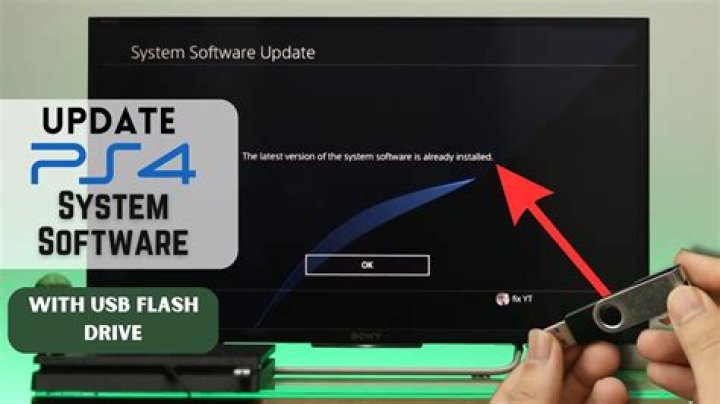 How do I fully update my PS4?