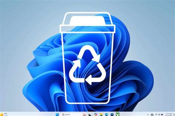 How do I get the Recycle Bin icon back on my desktop?