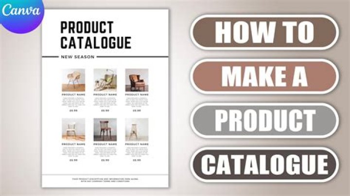 How do I make a product catalog in Word?