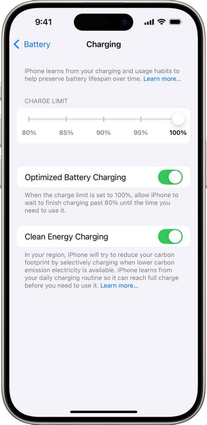 How do I schedule optimized charging?