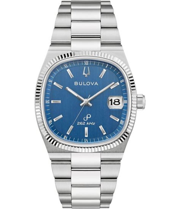 How do I set the time on my Bulova Precisionist?