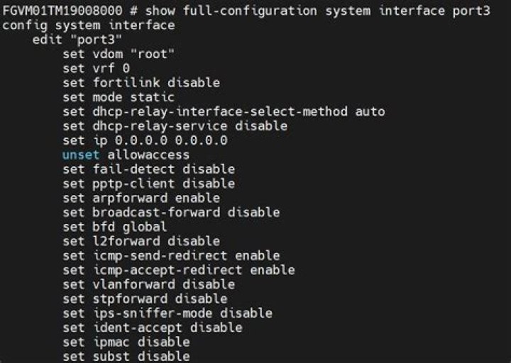 How do I show the ARP table in FortiGate command line?
