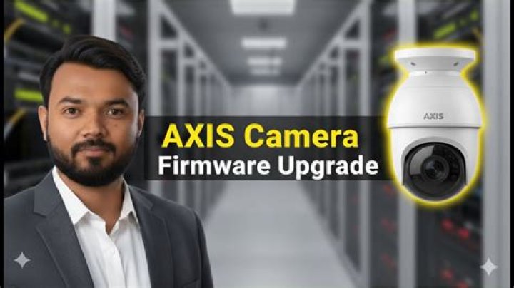 How do I update my axis camera firmware?
