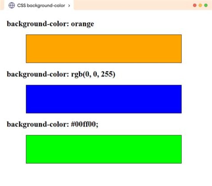 How do you add color in HTML CSS?