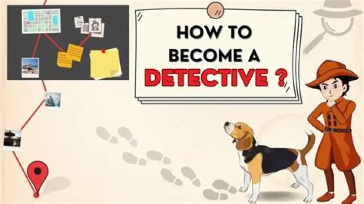 How do you become a secret detective?