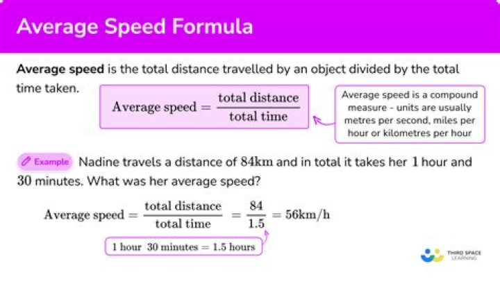 How do you calculate speed time and distance?