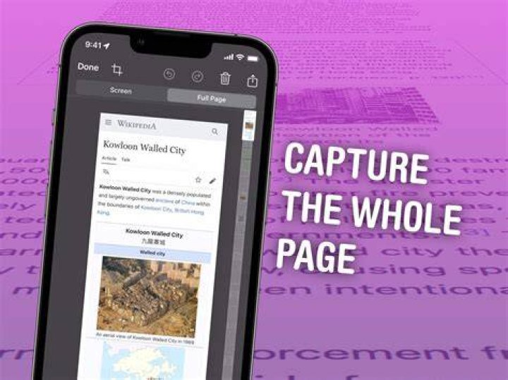 How do you capture a whole page on a Mac?