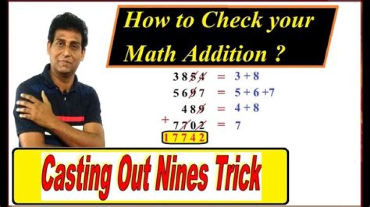 How do you cast out nines?