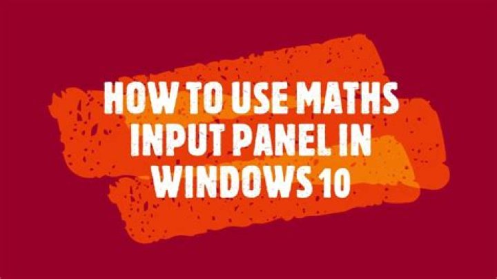 How do you copy from maths input panel?