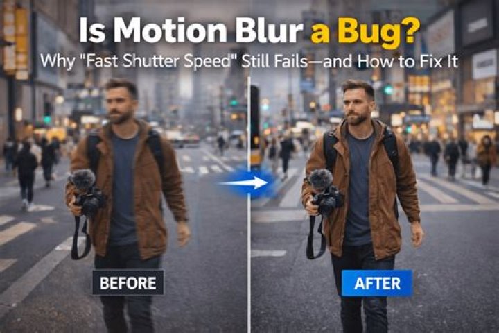 How do you describe motion blur?