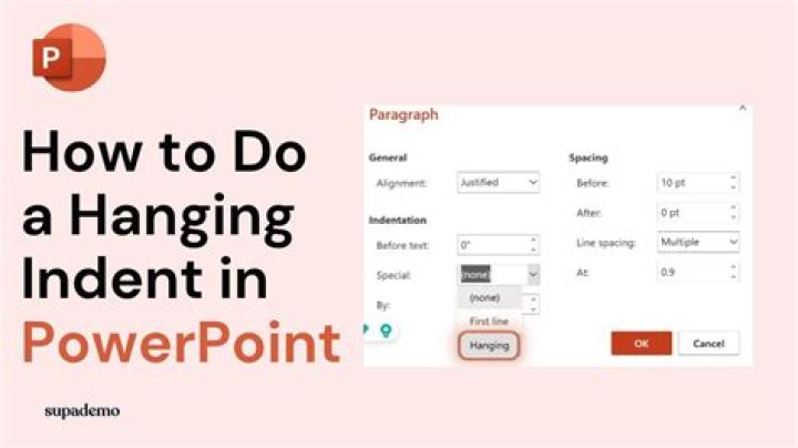 How do you do a hanging indent in APA?