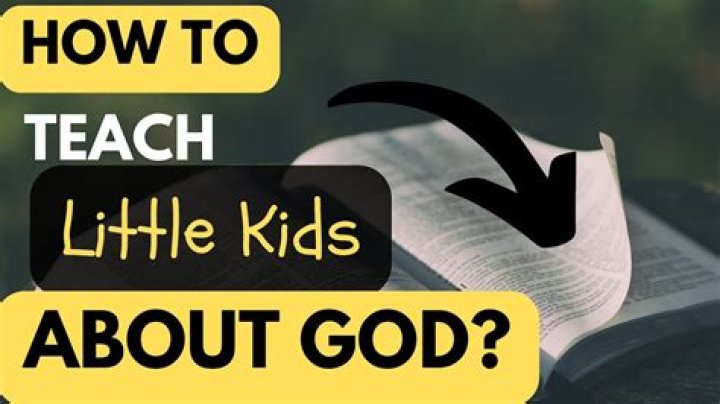 How do you explain God to a 2 year old?